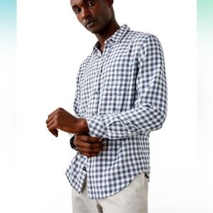 Rails Navy Gingham Wyatt Button Up Shirt XXL